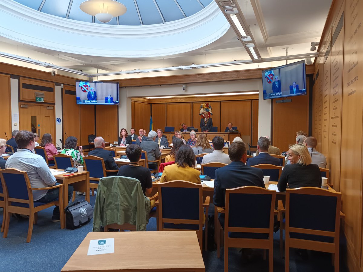 StratfordDC's tweet photo. Annual Council meeting  underway at Stratford District Council https://t.co/wPmtsC9wcL