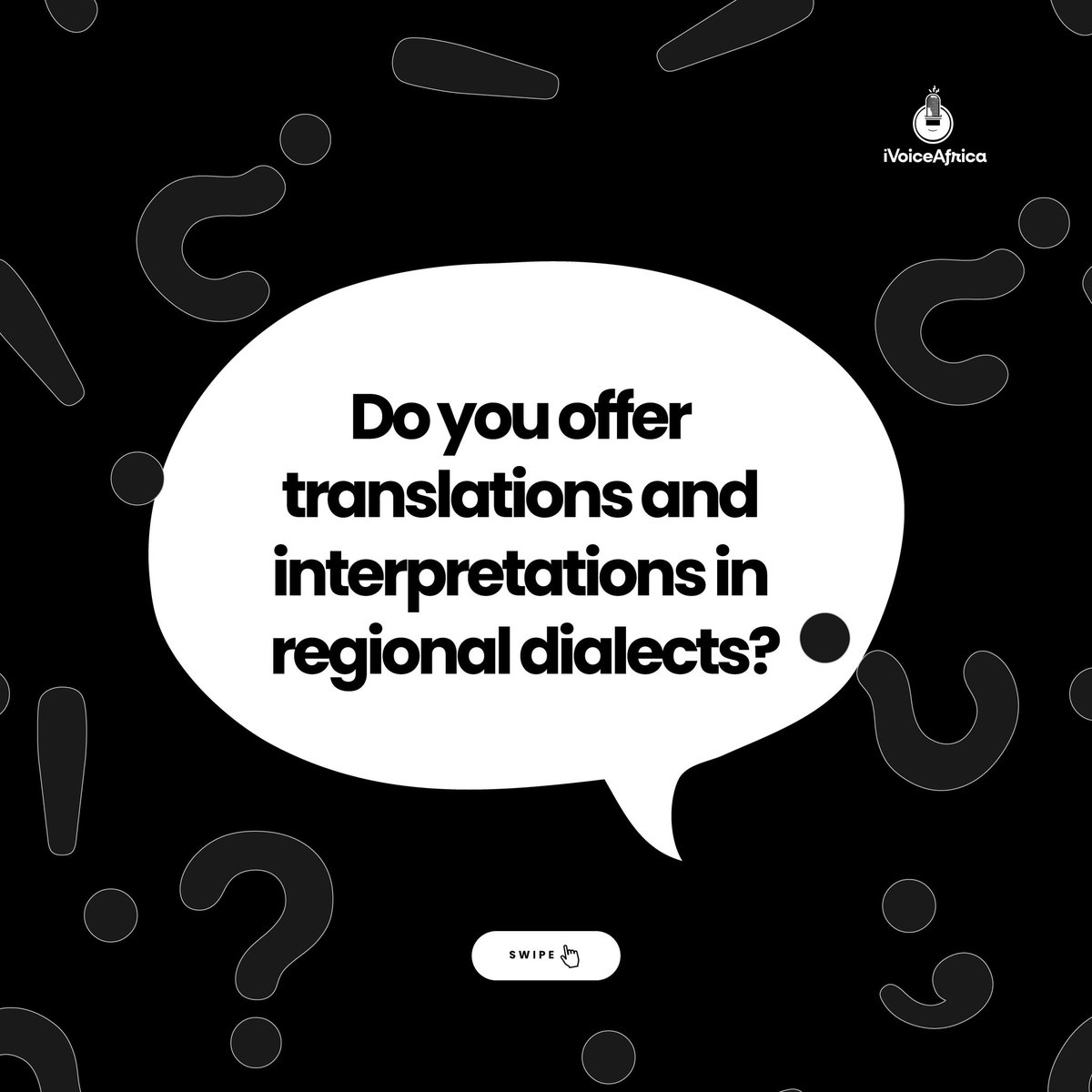 ivoiceafrica's tweet image. Regional dialects? Count us in.
_
_
#ivoiceafrica #localizationservices #localizationindustry #translationsolutions #digitalmarketingagency #voiceoversample #digitalmarketing #voiceovers