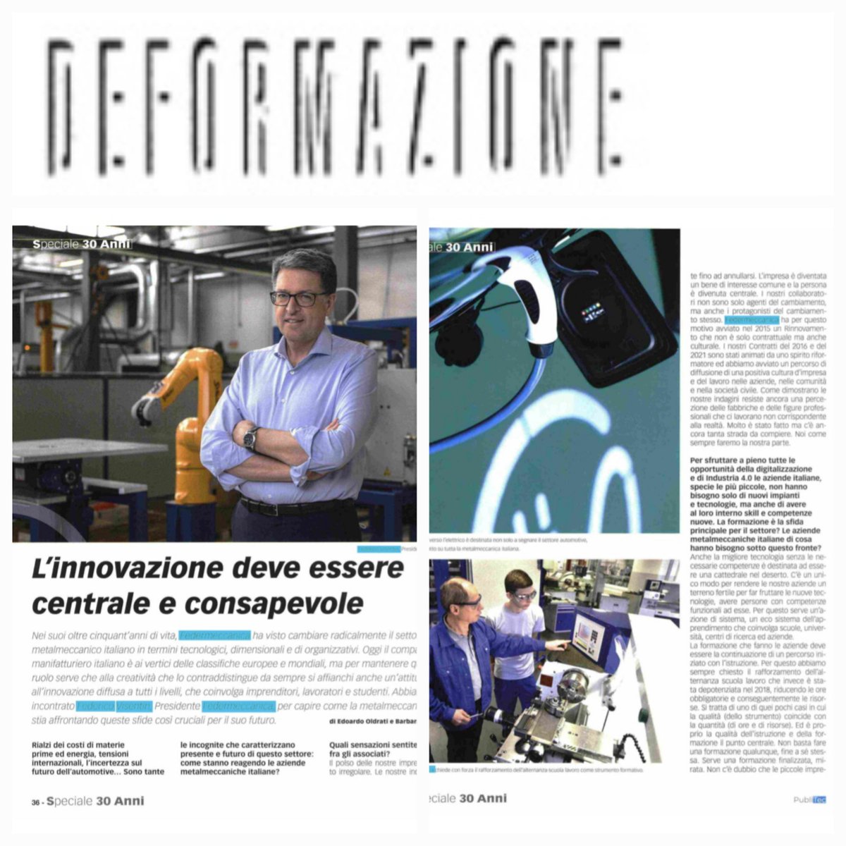 🗞️"Quelli che in questi anni ce l'hanno fatta hanno puntato su #innovazione , capacità di trovare nuove  soluzioni e nuovi modelli di business. E' indispensabile diffondere la consapevolezza di quanto sia vitale l'innovazione. II passaggio successivo è la qualità" <a href="/fedvisentin/">Federico Visentin</a> ⤵️