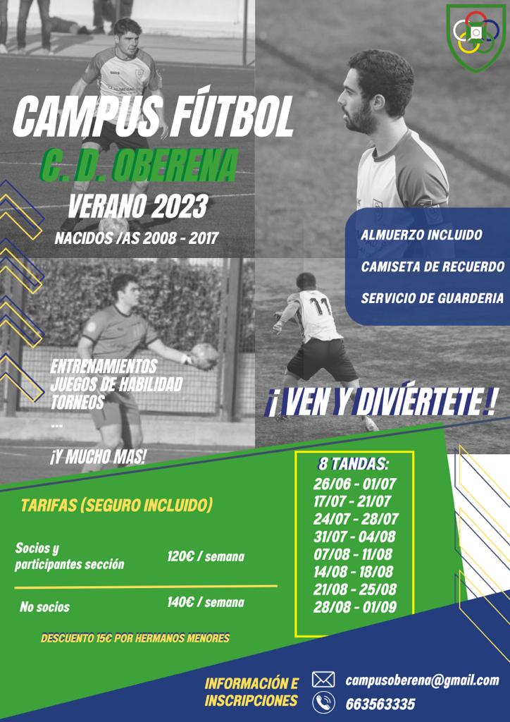 Ven a jugar a fútbol con nosotros en verano.