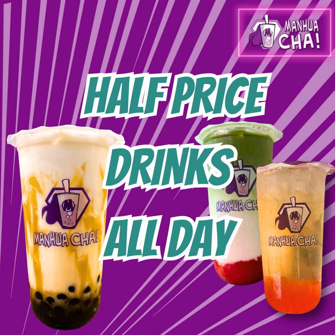 manhuacha's tweet photo. IT’S HAPPENING!  10:30am-5:30pm. Friday 2nd June. See you there! #bubbleteashop #newbubbleteashop https://t.co/yKprSwz5Qr