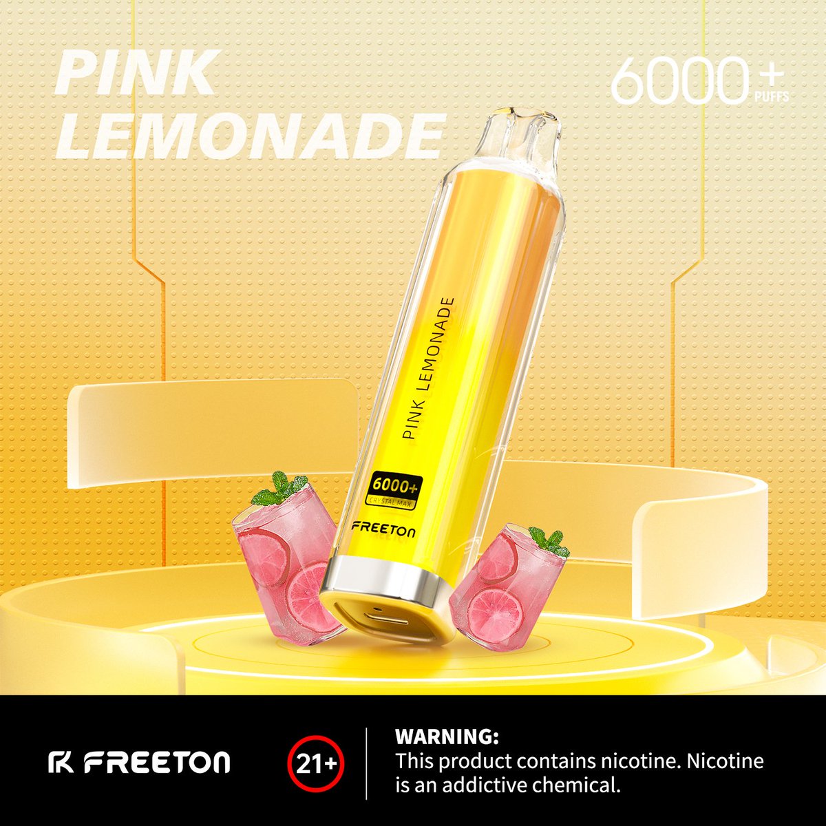 Freetonofficial's tweet photo. 👇Time to choose some summer relish 🤗🧊#crystalmax

Blue Razz Ice 🫐🧊
Sour Apple🍏🍎
Pink Lemonade🍹🍋
Pineapple Coconut🍍🥥

https://t.co/C4l4zdxsEU
Warning: This product contains nicotine. Nicotine is an addictive chemical.
#freeton #vape #newvape #vapelife https://t.co/s5mZS7EWnN
