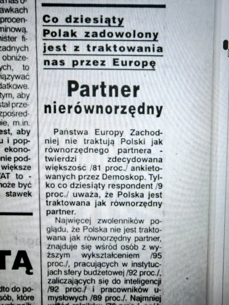 W 1995 byliśmy mądrzejsi.
#Polexit