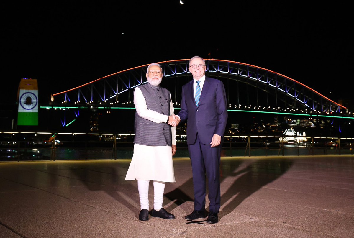 With PM @AlboMP in Sydney. 

Long live India-Australia friendship! 