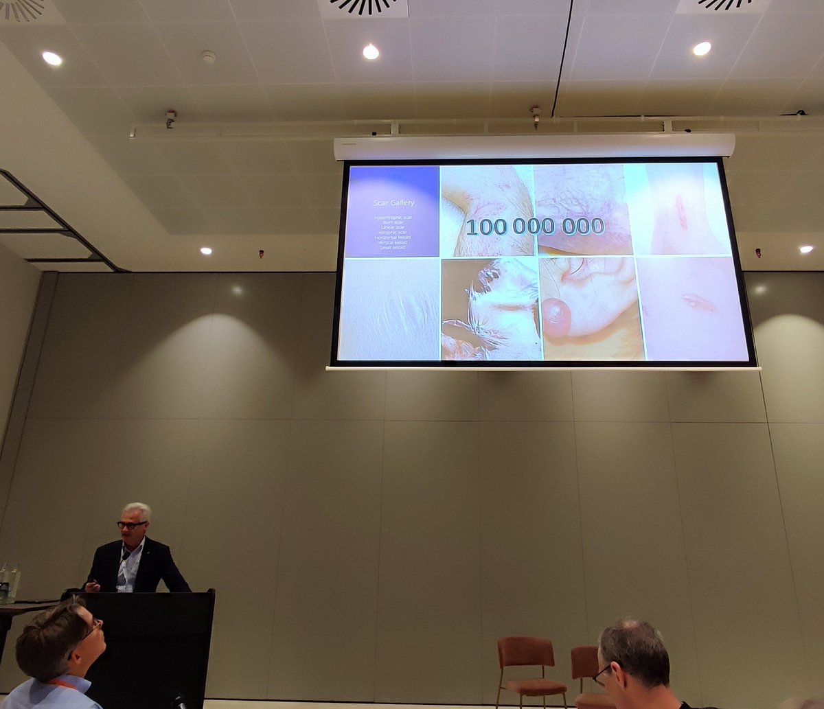koenmaertens's tweet photo. @petermoortgat presenting #ScarPath a digital tool to standardize patient-centered integrated scar care @vzwOscare @_moveUP @IFICInfo #ICIC23 #integratedcare #mhealth https://t.co/UNFXIPV336