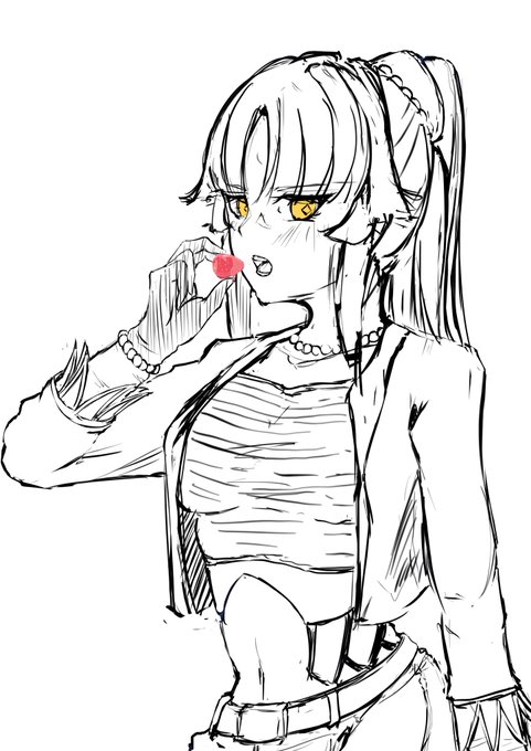 推しの供給ありがとうラフ