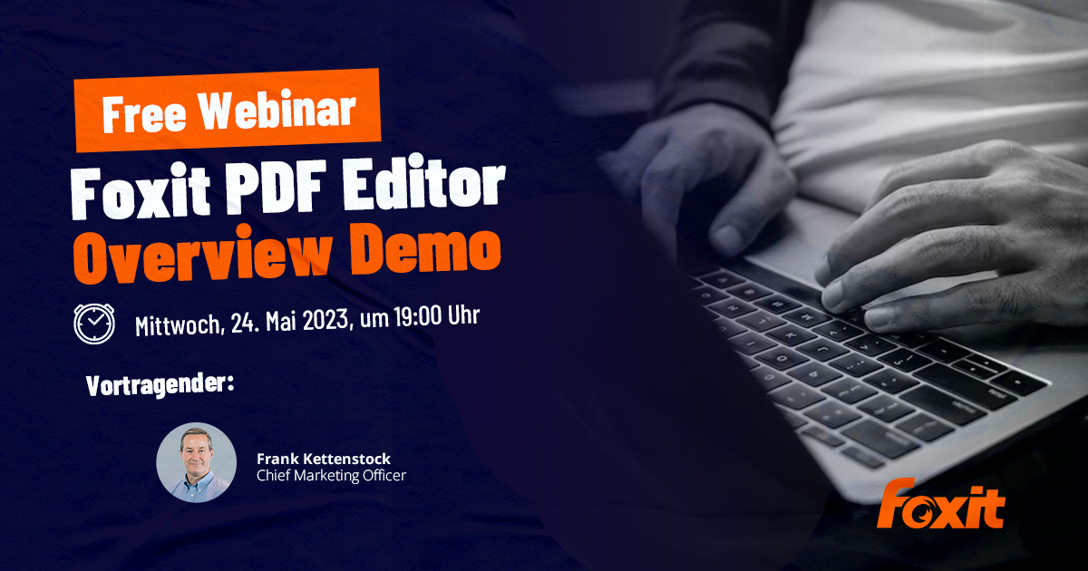 foxiteurope's tweet image. Nehmen Sie heute um 19:00 Uhr CEST an unserem kostenlosen Webinar teil und erfahren Sie, wie Sie mit Foxit PDF Editor Pro professionelle PDF-Dokumente erstellen können.
Jetzt anmelden! bit.ly/3BORBrH
#EditPDF #Webinar