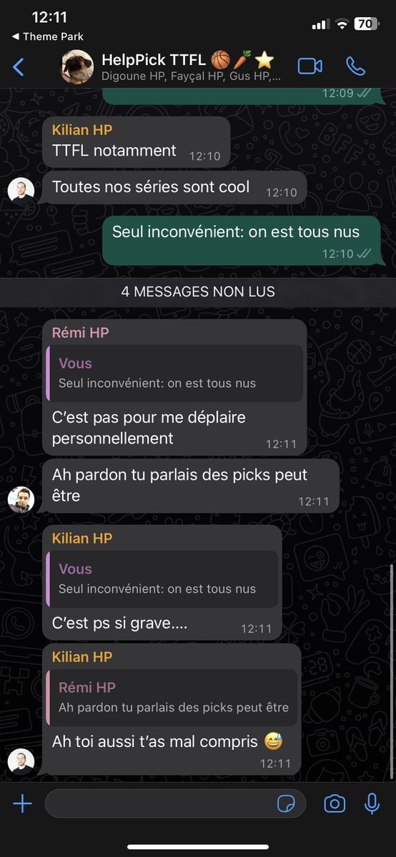 HelpPickTeam's tweet image. Le groupe vit bieng