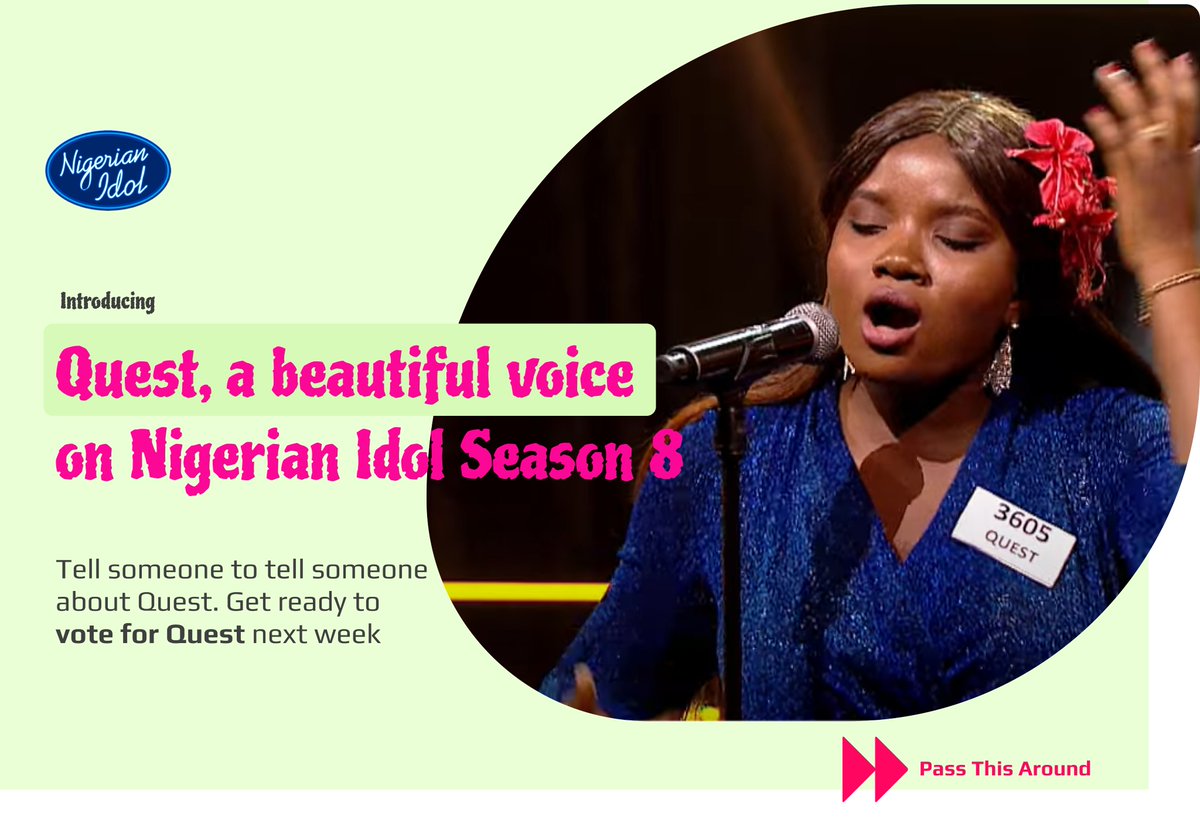 playmequest's tweet photo. Pass This Around Without Caution #nigerianidols8 #NigerianIdol https://t.co/sAEkhBk2b8