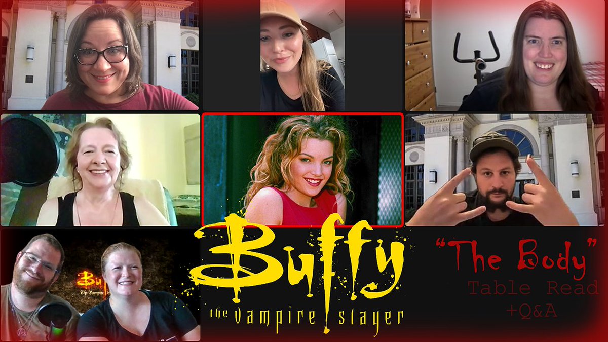 TableReadTues's tweet image. If you want to be a writer or an actor, YOU HAVE TO WATCH THIS INTERVIEW!  youtube.com/live/sbMm3i2yM…

@ClareKramer ANSWERED OUR QUESTIONS before tonight's Table Read of #BuffyTheVampireSlayer Season 5 Episode 16 "The Body" written by #JossWhedon.