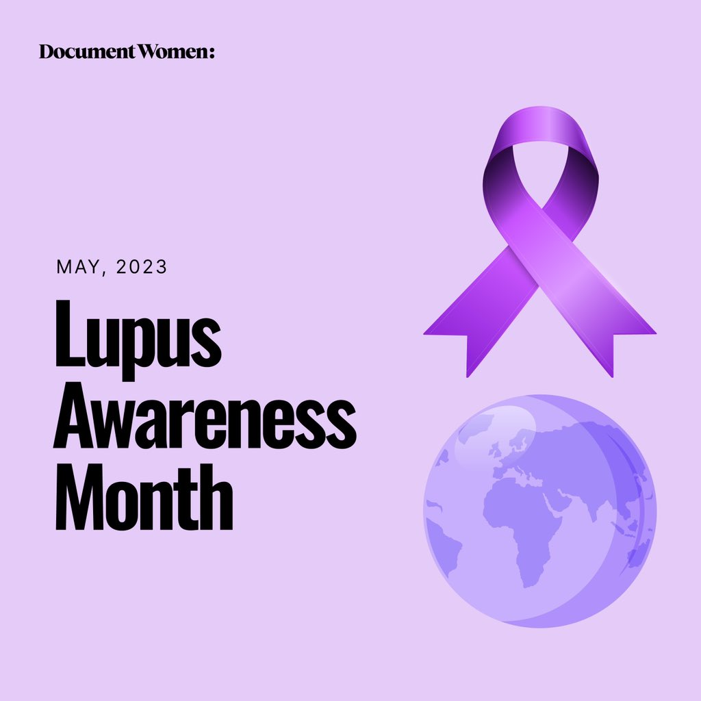 DocumentWomen's tweet photo. May is Lupus Awareness Month! We are using this medium to raise awareness of the physical, emotional and economic impact of lupus. 

To everyone with Lupus, we hope you won’t let their disease come in between their goals cause you can do great things, regardless. ❤️ https://t.co/hoYe7TdOnW