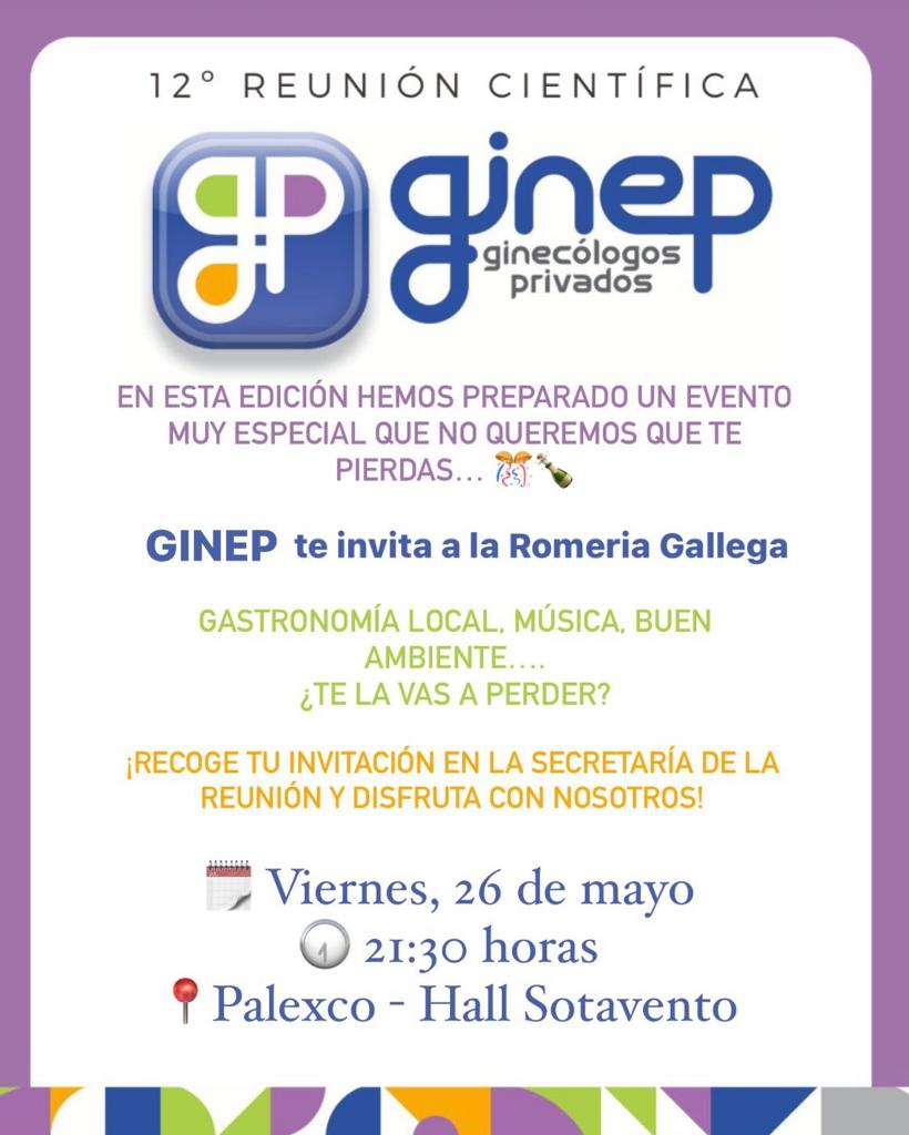 ⚠️¿𝐓𝐢𝐞𝐧𝐞𝐬 𝐩𝐥𝐚𝐧 𝐩𝐚𝐫𝐚 𝐥𝐚 𝐧𝐨𝐜𝐡𝐞 𝐝𝐞𝐥 𝐯𝐢𝐞𝐫𝐧𝐞𝐬？

En esta edición #GINEP te invita a la 𝑹𝒐𝒎𝒆𝒓𝒊́𝒂 𝑮𝒂𝒍𝒍𝒆𝒈𝒂. 🧀🥖🍷Gastronomía local, buen ambiente, música…

𝗩𝗶𝗲𝗿𝗻𝗲𝘀 𝟮𝟲 𝗱𝗲 𝗺𝗮𝘆𝗼 - 𝟮𝟭:𝟯𝟬 
𝐏𝐀𝐋𝐄𝐗𝐂𝐎- Hall Sotavento