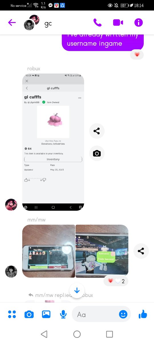 LTwit3r's tweet photo. -(17th proof!) [May 23 2023 : 6:08 pm GMT+8] Tysm! 💌
Transaction: rhi - rbx CT, with mm/mw! https://t.co/ILuopTjTok