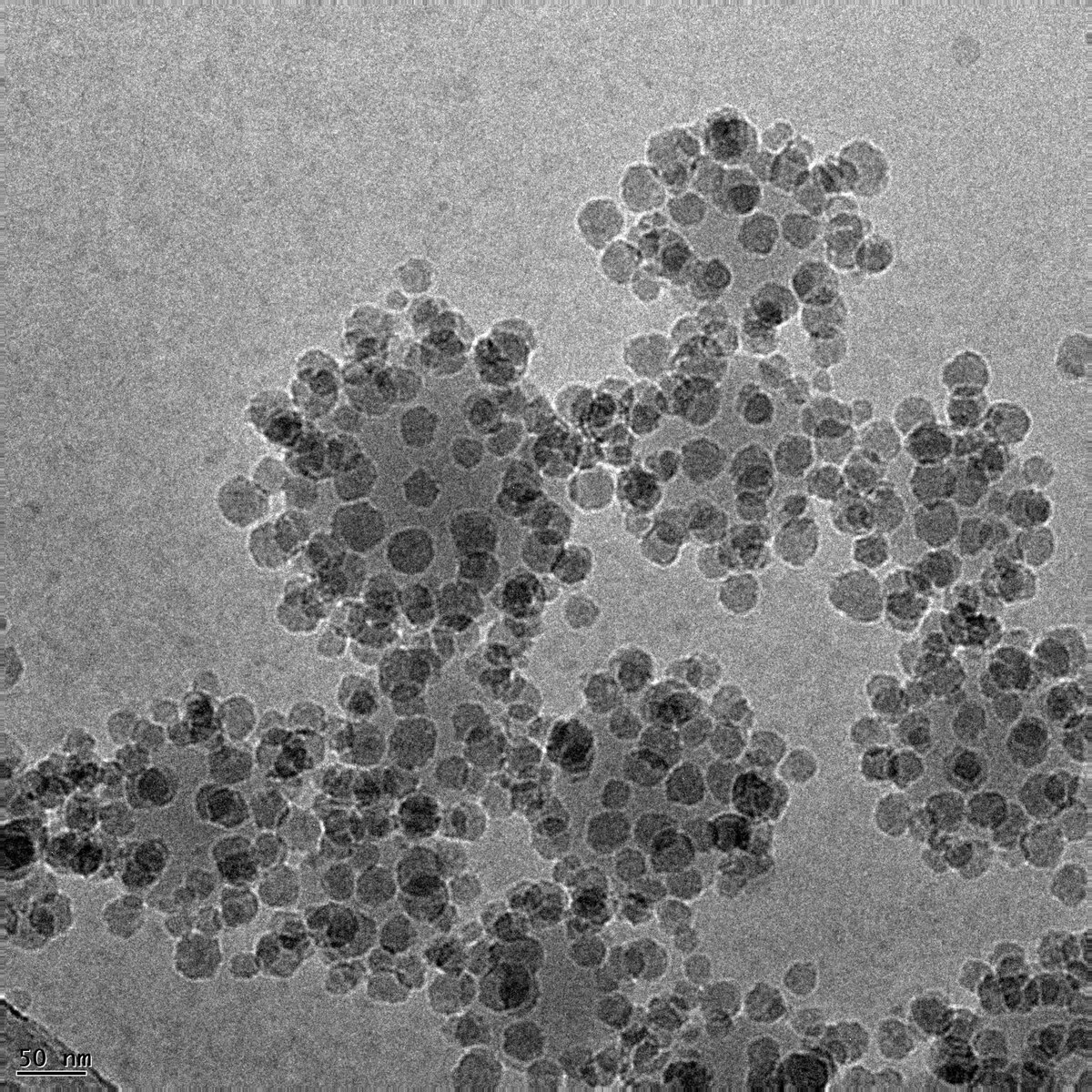 Cryo-TEM image of hybrid supracolloids showing strawberry configuration: how many silica nanoparticles attach to the polymer latex core depending on assembly conditions. Working on advanced water-borne paints, food dispersions, cosmetics? Learn more May 30 bit.ly/431o75x