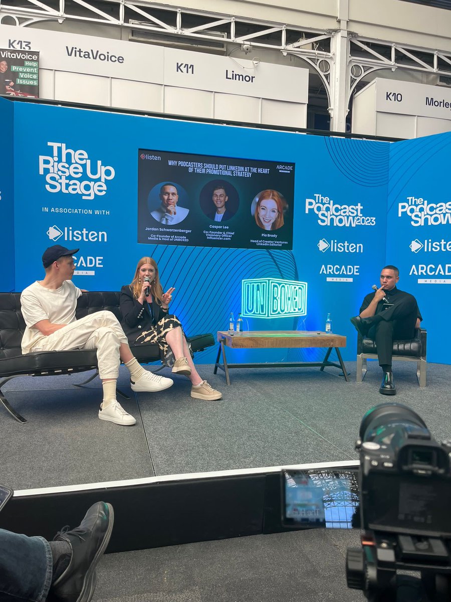 It’s Podcast Show day! 

We’re one talk down and excited for the day ahead. 

Head over to the Rise Up stage for a day of talks on what podcasting can learn from the creator economy! 🎤