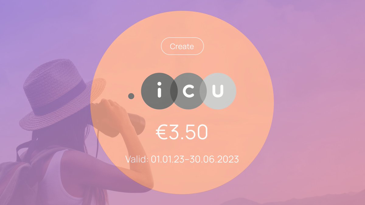 AutoDNS's tweet photo. 👁️‍🗨️Define yourself with a powerful and meaningful @doticu domain.

Be unique. Be yourself. Get your own special .icu #domainname in AutoDNS today! 🗯️https://t.co/hQDt0RU6k8 https://t.co/LuNdmNlaor