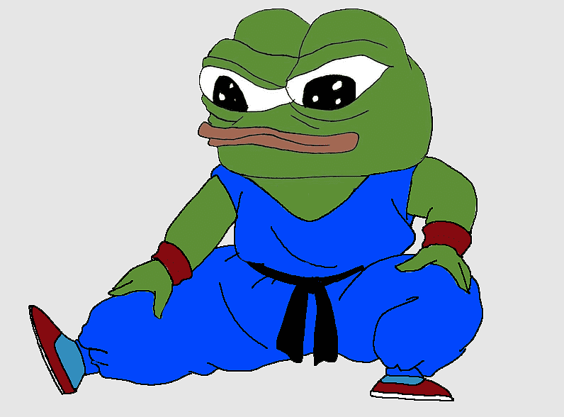 BEFORE A BIG RUN ITS ALWAYS IMPORTANT TO STRETCH THE LEGS $PEPE