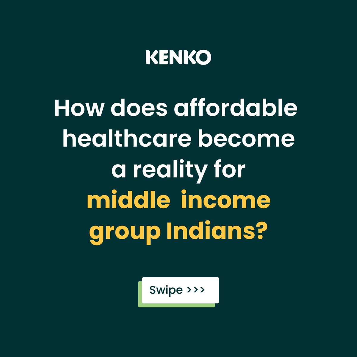 yourkenkohealth's tweet photo. Access to quality healthcare should come without any vulnerabilities or financial burdens for every Indian. At Kenko, we're driven by this goal.
Come be a part of India's healthcare revolution!
A thread 🧵 (1/6)
#Kenko #KenkoHealth #CashlessOPD #MedicalBills #Healthcare https://t.co/7SWHmiAOBF