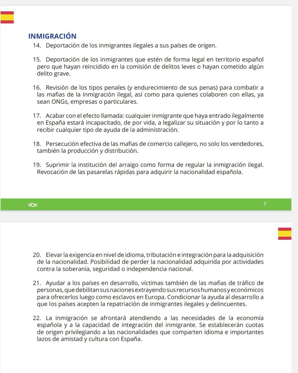 AniolBassols's tweet photo. @valararraquis @ngelmeres @LHereu @rocblackblock @mantincelcatala He agafat el programa a de VOX, l'he traduït amb 10 segons a Google i te l'has menjat amb patates.
Sou la mateixa merda. https://t.co/dLgP2jF8c3