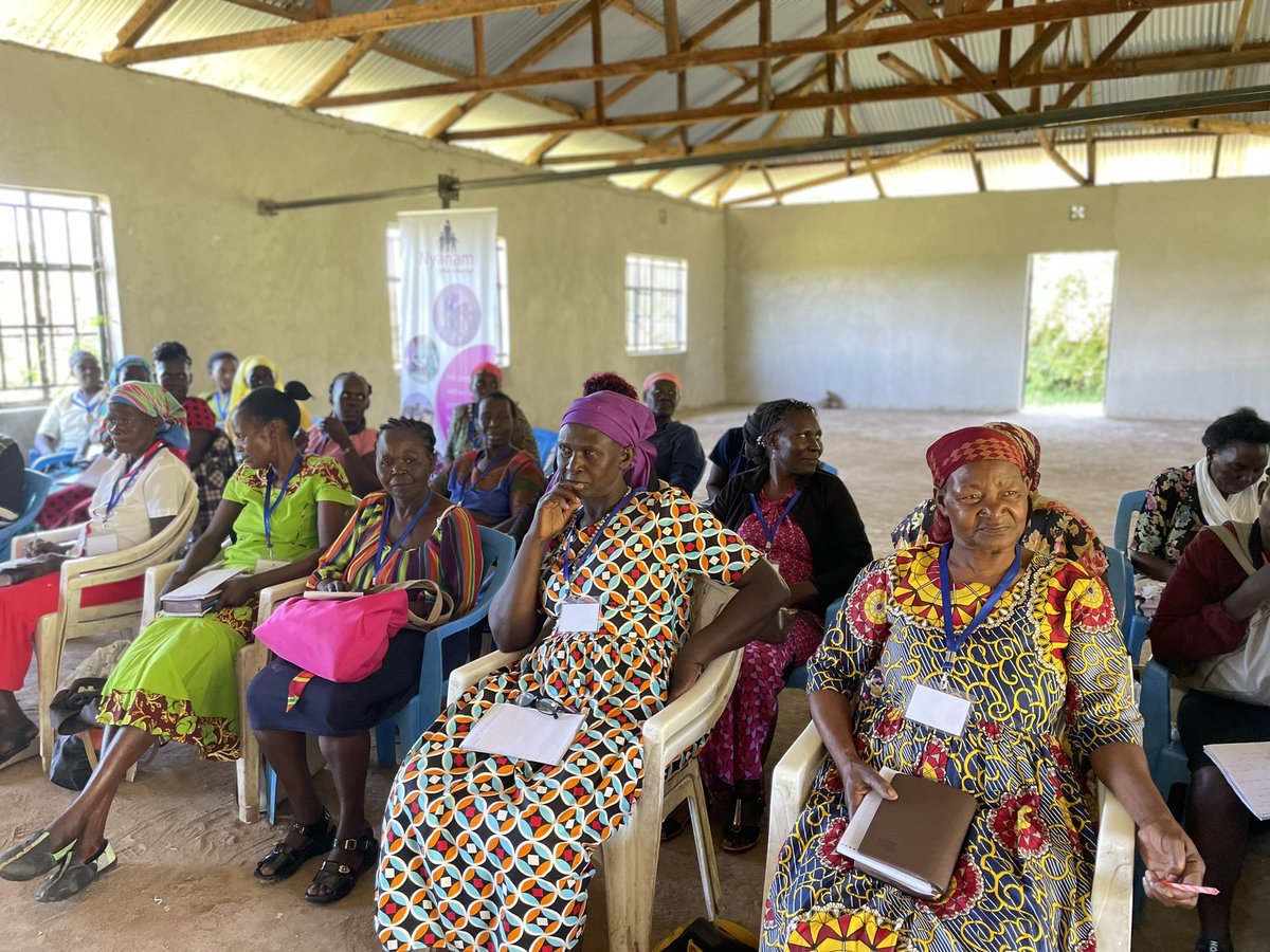 Nyanam_intl's tweet photo. Today, in partnership with @ti_kenya we have began a 3-day training for 29 #NyanamWidows on land and property rights using our curriculum “WOMEN’S PROPERTY RIGHTS: A journey to land ownership.”
#landownership #righttoland
#WidowsHumanRights https://t.co/m7CanYaBpn