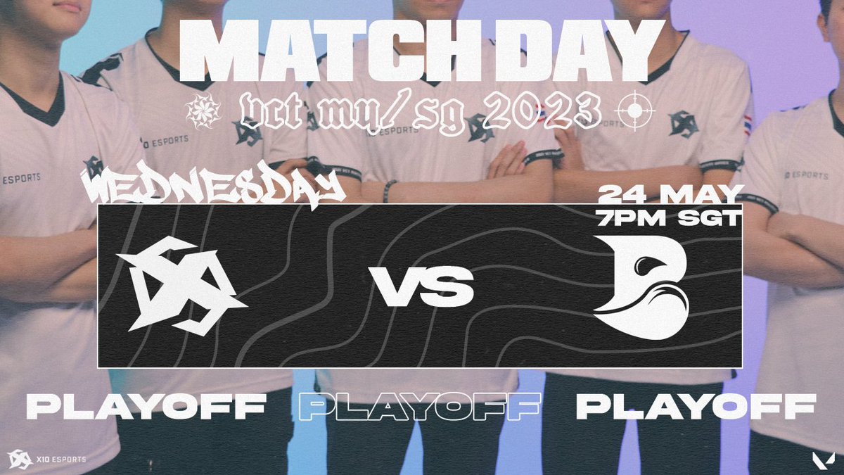 h3nsem (@h3nsemaf) on Twitter photo 📢VALORANT CHALLENGERS MY/SG 2023
FIRST PLAYOFF GAME❗
📆TODAY
🆚<a href="/ggBleed/">BLEED Esports</a>
🔴twitch.tv/valorant_mysg 📢VALORANT CHALLENGERS MY/SG 2023
FIRST PLAYOFF GAME❗
📆TODAY
🆚<a href="/ggBleed/">BLEED Esports</a>
🔴twitch.tv/valorant_mysg