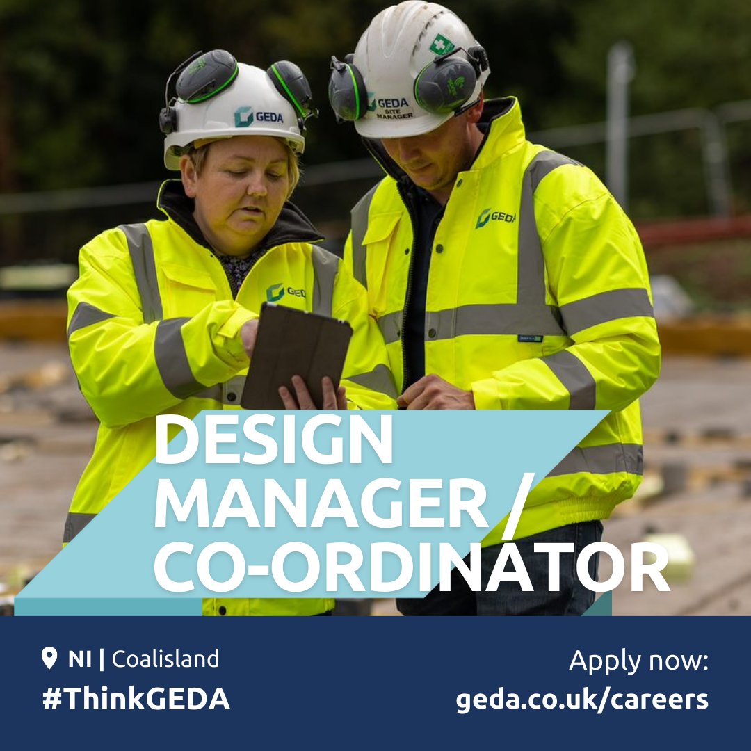 GEDA Construction on Twitter "📐 We're on the lookout for a 