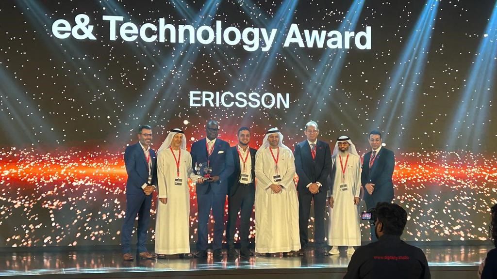 EricssonMEA's tweet photo. We were greatly honored to be recognized with two prestigious awards at the @etisalatAnd’s partnership award event 2023. We are grateful to e&amp; for recognizing our efforts in the categories ‘Quality Award’ and ‘Technology Award’, a recognition of our innovative milestone with e&amp;. https://t.co/1qk2u14h7V