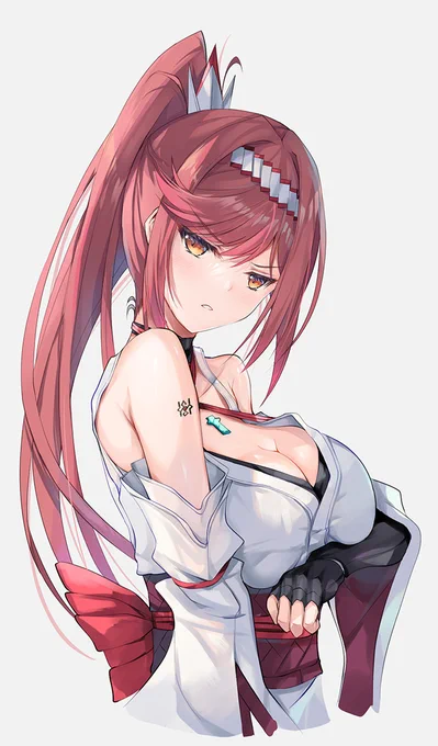 カギロイちゃんで自分がジト目キャラスキなの再認識した!! #ゼノブレイド3