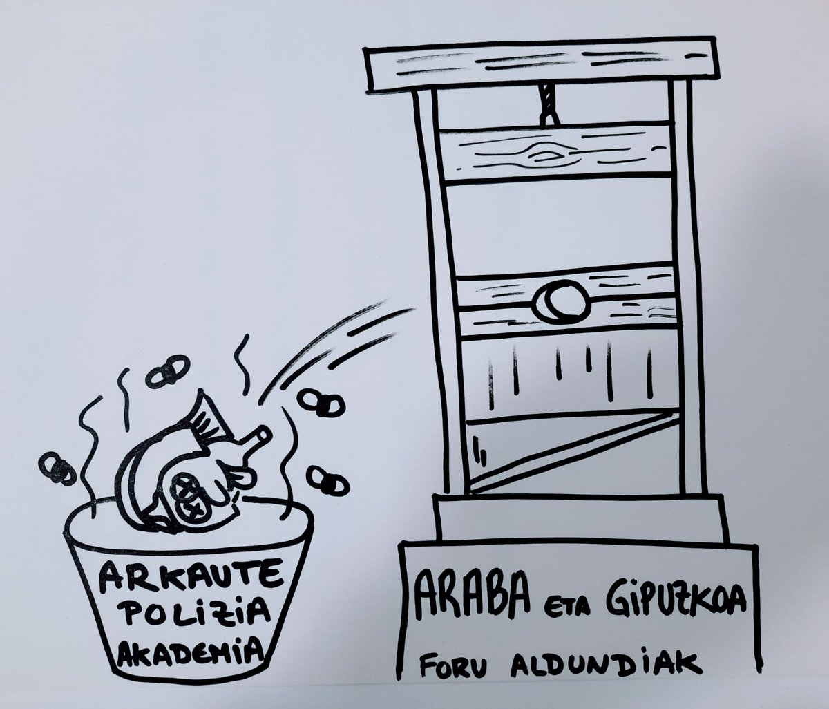 Gipuzkoako suhiltzaileak aurrera. <a href="/EiderMendoza2/">Eider Mendoza Larrañaga</a> dimisoa. #ArkauteriEZ #LEPpropioa #HitzEgin  <a href="/Gipuzkoa/">Gipuzkoa</a> <a href="/SuhiltzaileGIP/">Gipuzkoako Suhiltzaileak</a>