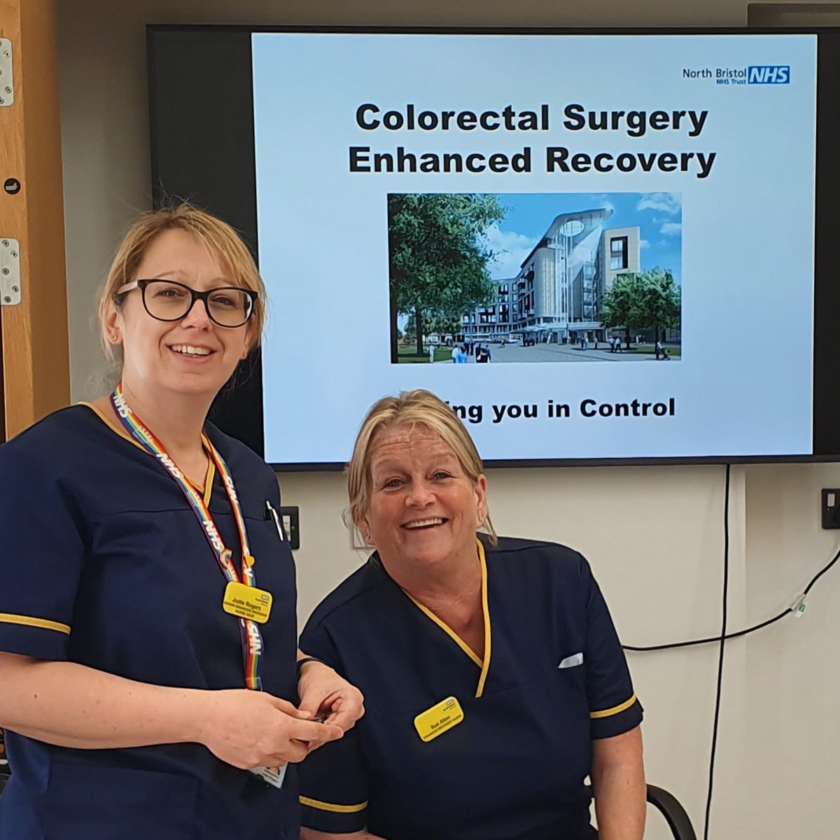 New weekly Patient Education Group in the Macmillan Wellbeing Centre. We  are delighted to support Jodie and Sue from Enhanced Recovery, enabling patients to support their own recovery from #Bowelcancer surgery.
@DawnieGane @jodierogers77 @APullyblank @NorthBristolNHS #OneNBT