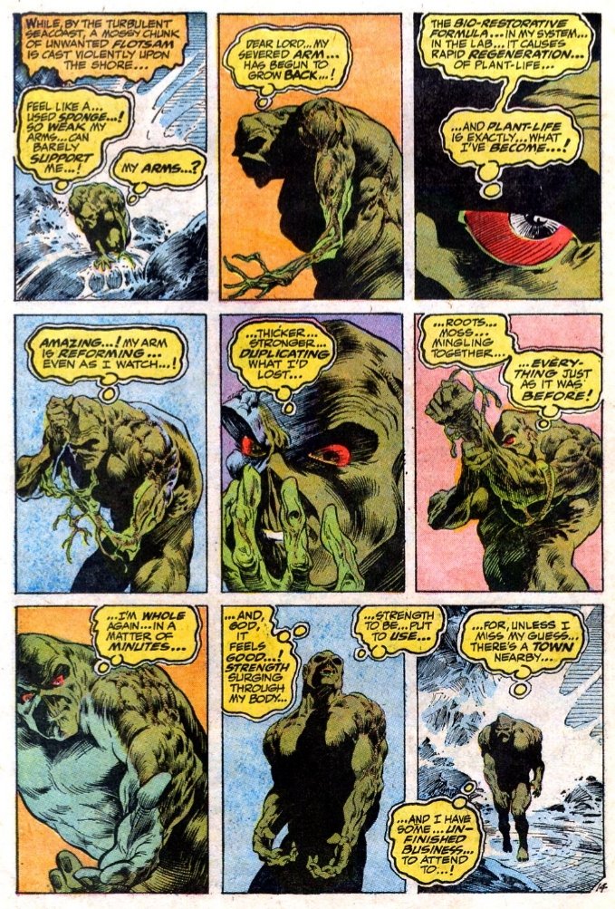 5/24/79: DC SPECIAL #17 continued to bring the Wein/Wrightson wonderment of SWAMP THING to fans who missed out &amp; found the originals too costly to collect, including the award-winning "Night of the Bat." Letters page announced a *new* series was in the works, creative team TBA.