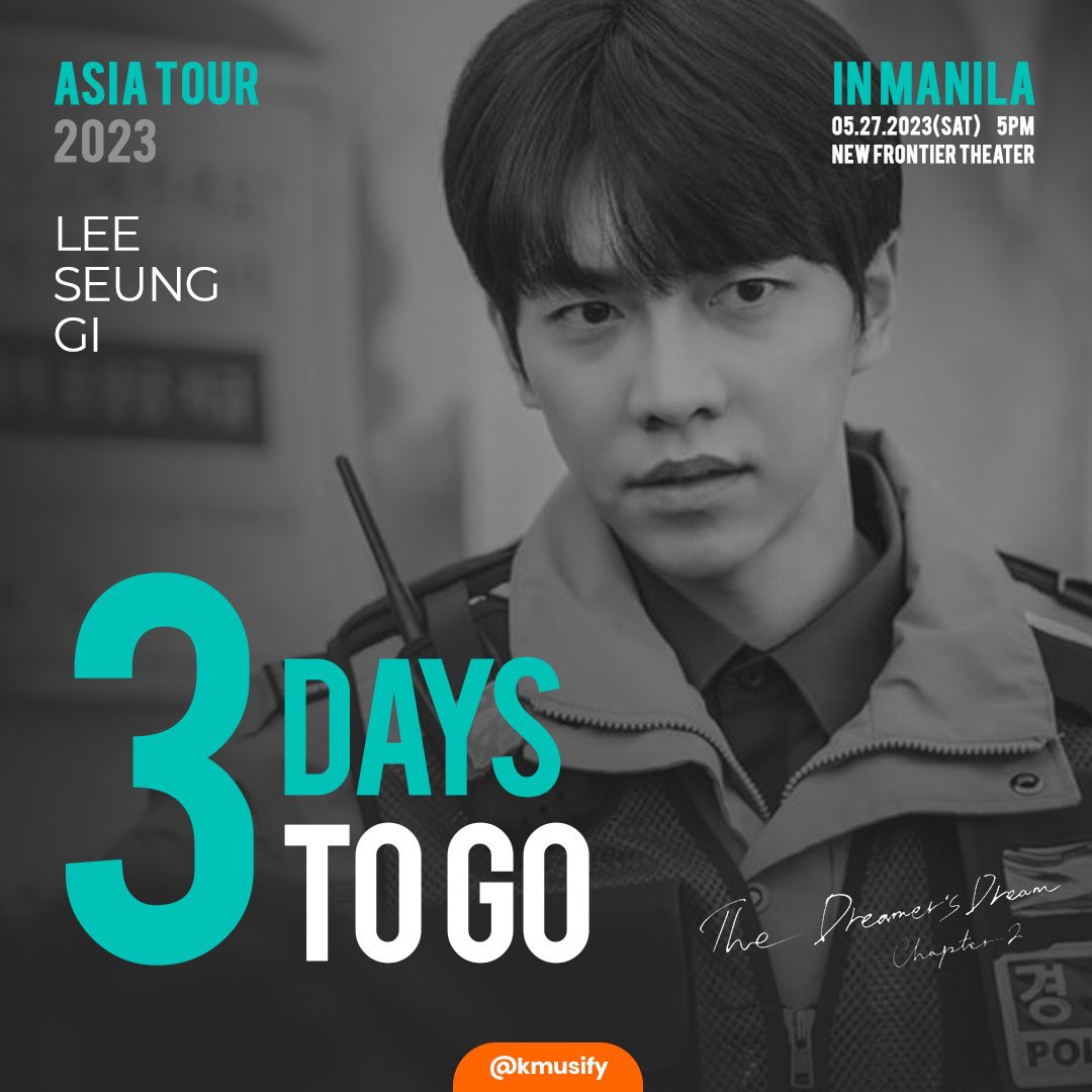 kmusify's tweet photo. [D-3] 3 days left until we meet #Bareum, a police officer at the Gudong Police office portrayed by #LeeSeunggi in the hit K-drama series #Mouse 🐭 

Get your tickets to #LSGinMNL2023 at @TicketNetPH outlets and online! 

#SEUNGGI #이승기 #李昇基 @cdmentph https://t.co/1AphWKR3MT