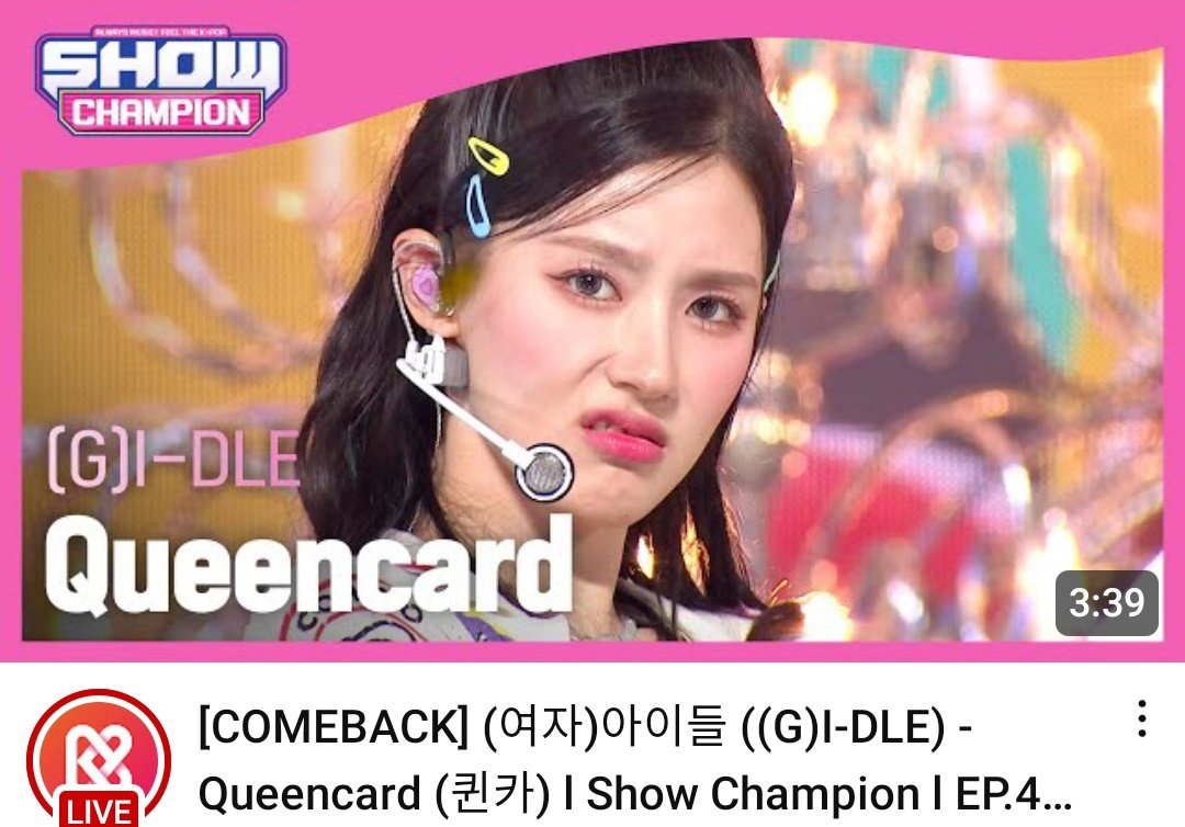 show champion did miyeon dirty 😭😂

SO CUTEE😂
#Queencard2ndWin #GIDLE49thWin