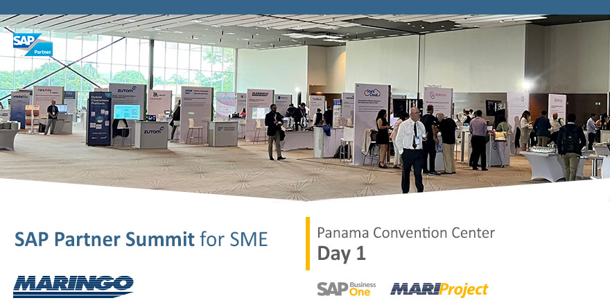The #SAPPartnerSummitforSME in #Panama kicked off with interesting keynotes and discussions at the partner booths. #sappartner #sappartnersolution #sap #maringo #mariproject #projectmanagement #erpsolution