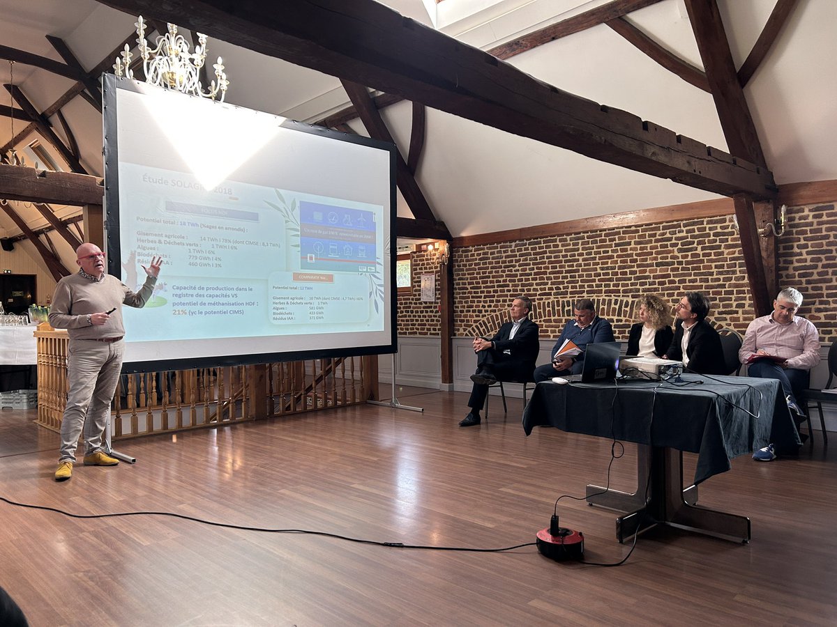 En direct - journée #CORBI Collectif Régional Biomethane Injecté 
Les acteurs régionaux sont réunis pour accélérer en matière de #methanisation et #gazvert 
<a href="/rev3/">rev3</a>