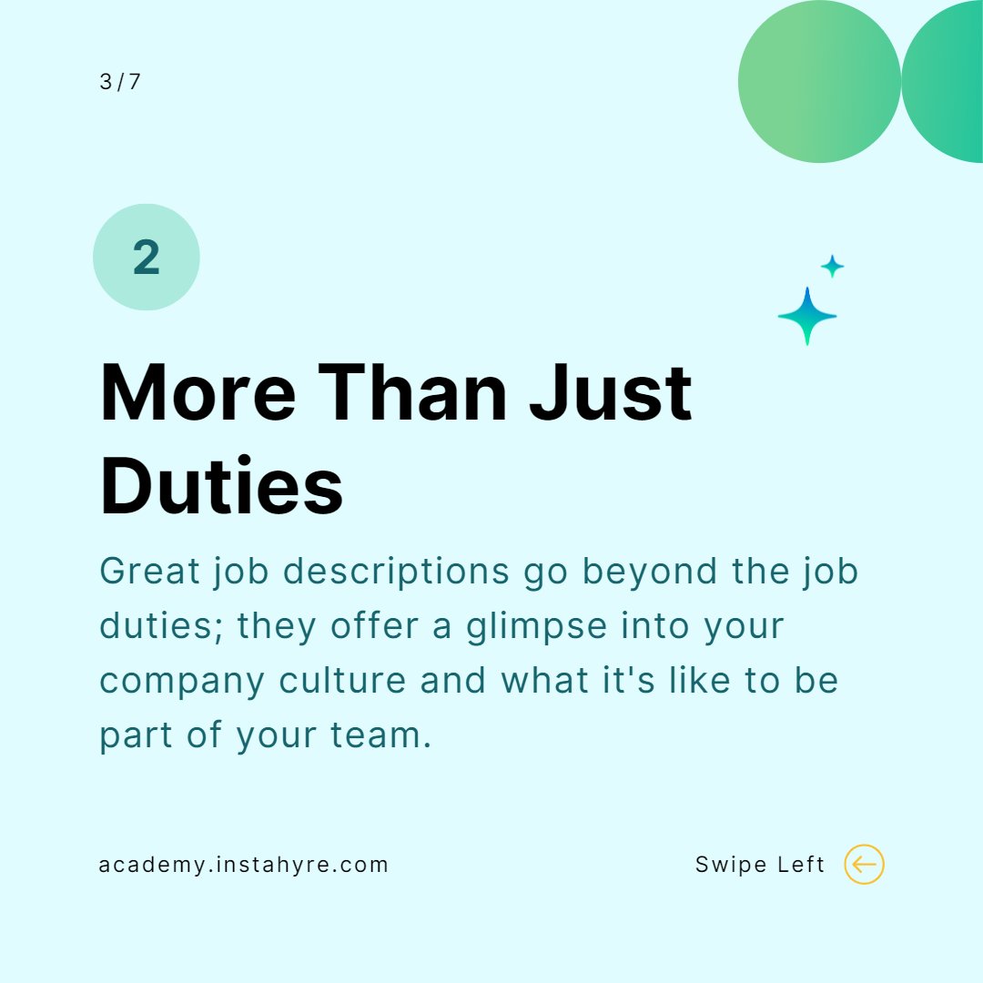 Instahyre's tweet image. Craft job descriptions that turn heads! Join Instahyre Academy and make your talent acquisition game stronger.

Enroll at: bit.ly/3ZX7lTn

#RecruitmentTips #HRTrends #JobDescriptions #TalentAcquisition