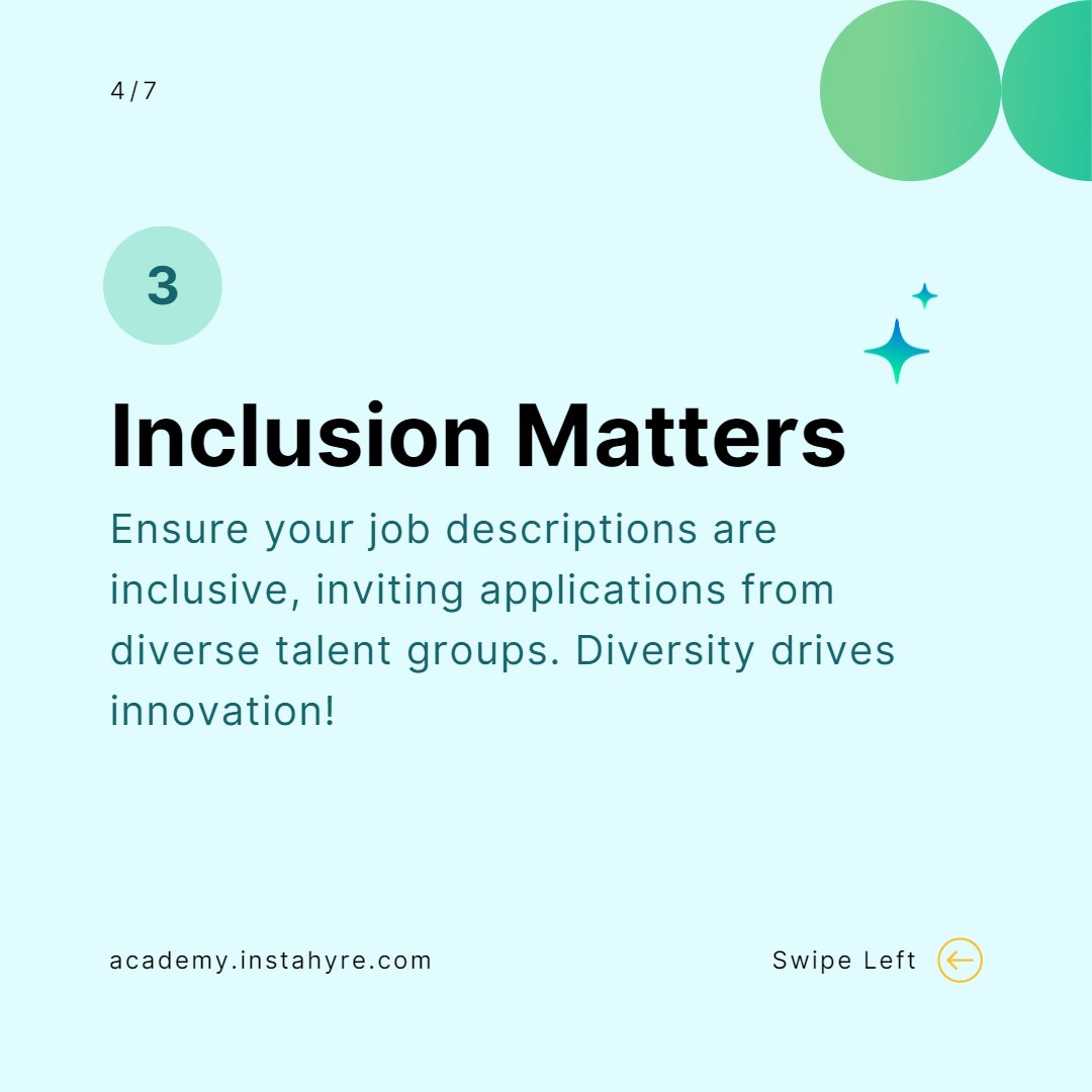 Instahyre's tweet image. Craft job descriptions that turn heads! Join Instahyre Academy and make your talent acquisition game stronger.

Enroll at: bit.ly/3ZX7lTn

#RecruitmentTips #HRTrends #JobDescriptions #TalentAcquisition
