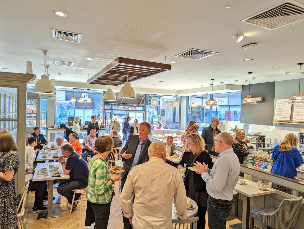 Thank you to <a href="/Dalton_Park/">Dalton Park Outlet & Outdoors</a> centre manager Richard and all the team at Etto Caffé for a warm welcome at this morning's <a href="/Durham_Business/">Durham Business Club</a> #networking breakfast. Great to hear about the centre's 95% occupancy as it celebrates its 20th birthday! 🎂