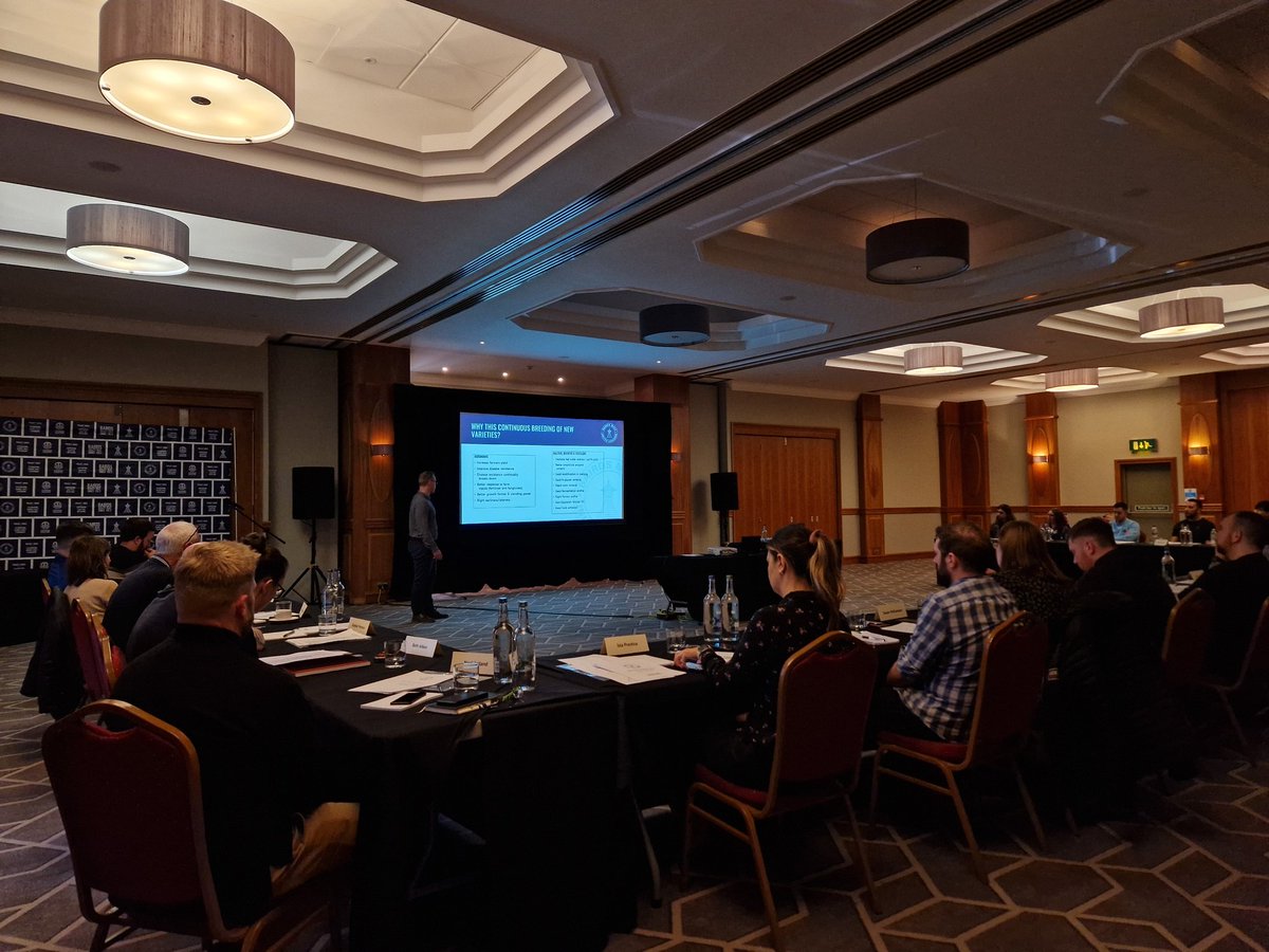 Day 1 of our malting course is off to a start.

Thank you to <a href="/scotgrain/">Scotgrain Agriculture Ltd</a> for talking about the importance of quality barley grown on our doorstep and why new barley varieties are so important to safeguard the future growth of our industry.

#malt #whisky #scotch #distilling