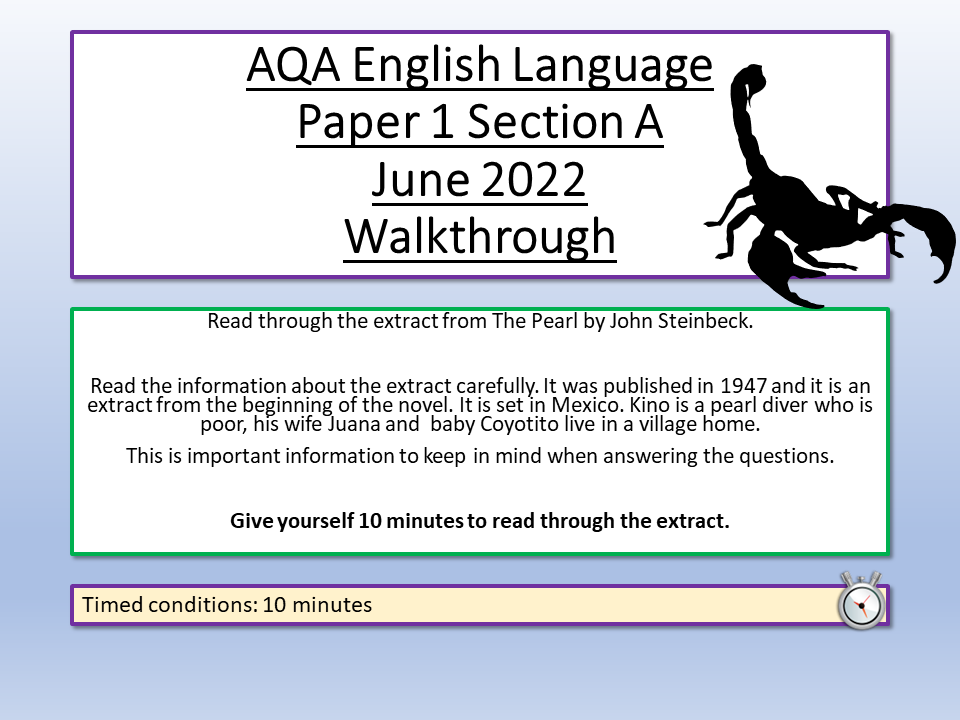 This AQA English Language Paper 1 2022 walkthrough may be useful for #revision:
tes.com/teaching-resou…
#teamenglish #edutwitter 
#teachertwitter #gcses #gcses2023 #gcse #gcse2023 #exams #revise #teachers #teach #teaching #aqa #language #aqalang