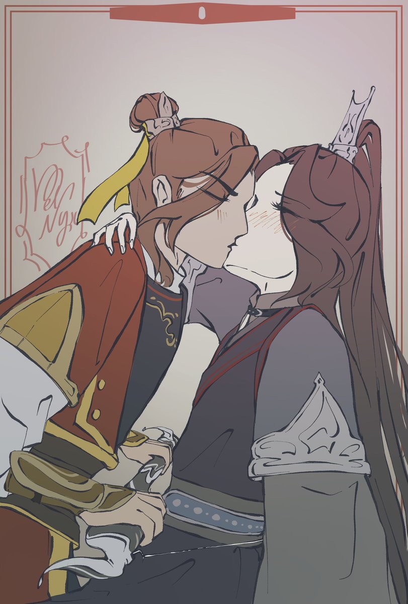 late for kiss day but have some #fengqing putting fengshen to good use 😌
#tgcf #fengxin #muqing
