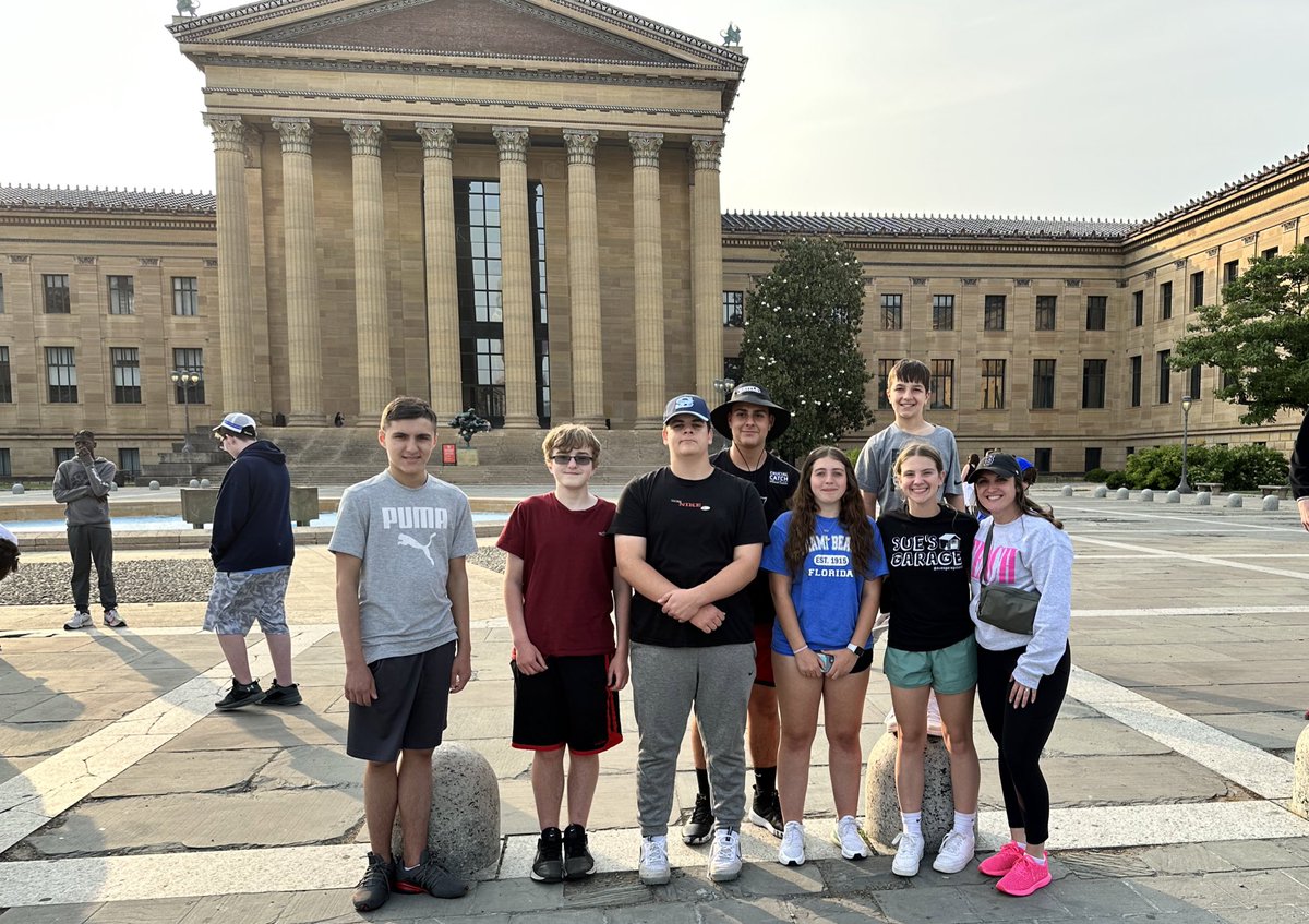 Day one in the books, time for day two!! Philly was fun, looking forward to Washington DC #HMSDCtrip23