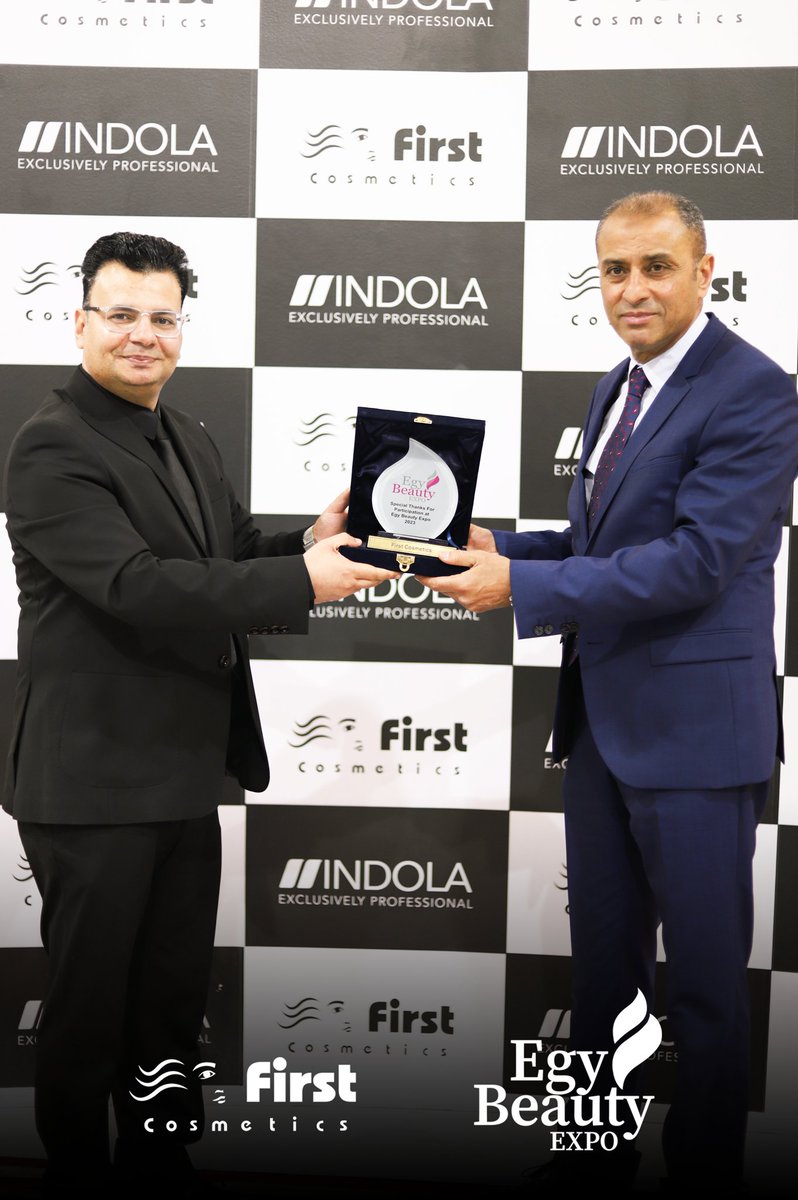 firstcosmetics's tweet photo. Honoring First Cosmetics for its participation in the Egy Beauty exhibition as the largest brand exhibitor.
Among more than 200 exhibiting companies from 20 countries.
#Firstcosmetics #EgyBeauty #industry https://t.co/z1CHU9T1wc