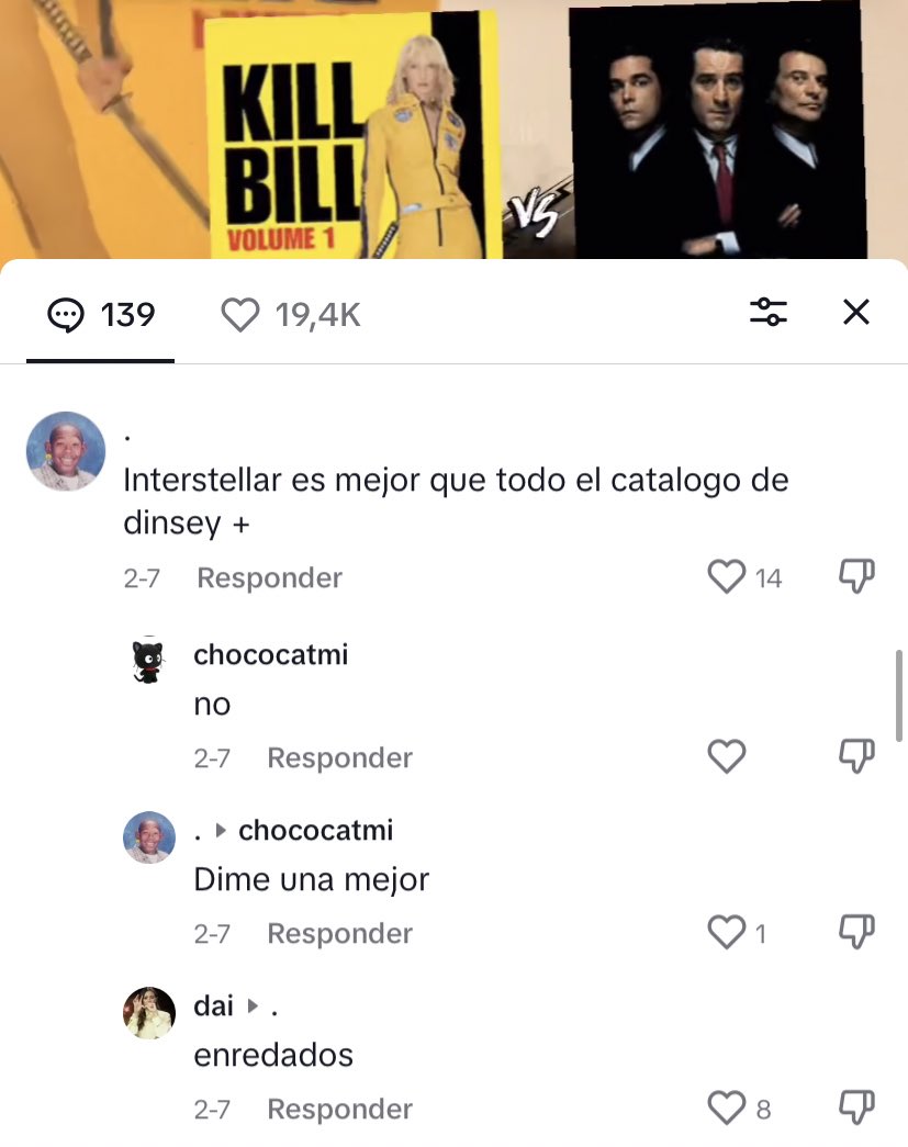 horteraza's tweet photo. me he dado cuenta de que cuando subo un tiktok de cine los cinefilos suelen rabiar en los comentarios (aunq claramente se vea q es un vídeo de broma) pero las chicas siempre están ahí para hacerlos rabiar mas 💋💋 https://t.co/fGv7sB0jkh