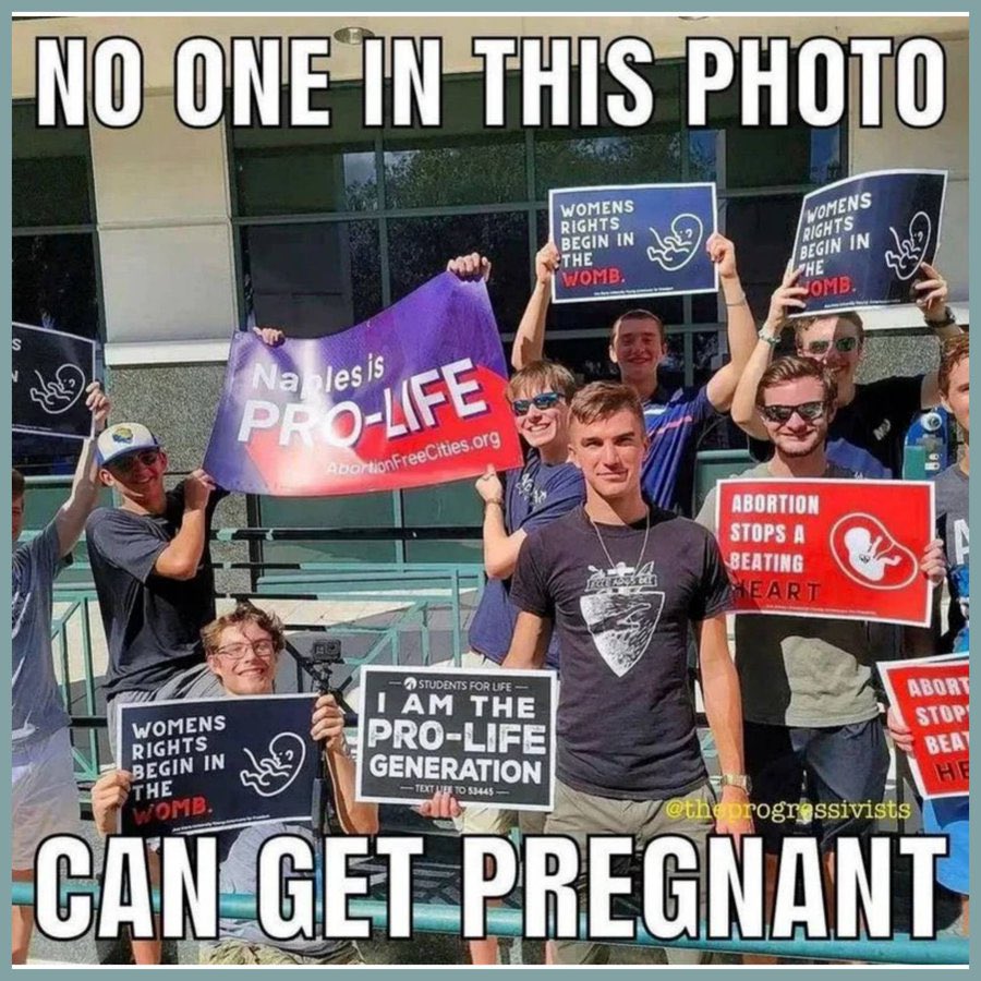 Not a single uterus in the picture.