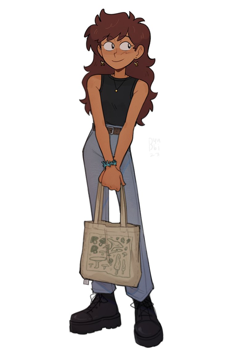 「she goin shoppin #anneboonchuy #amphibia」|Byubiiのイラスト