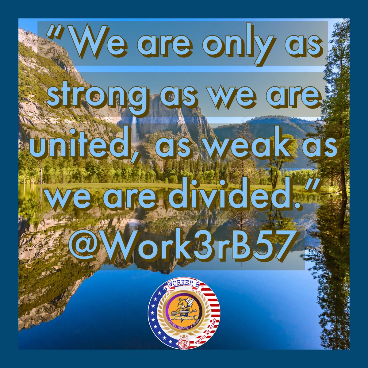 UNITED
#DreamBelieveAchieve 
#UnitedWeStand 
@BasedSolutions1 
@Ace69691976 
@NoMoreWokeTech 
@Gigi214TX 
@NolaCookPatriot 
@MtnMama406 
@BaolianBlues 
@jessies_now 
@enaidre 
@Sam34_18 
@grantang501 
@American555Girl 
@imUrB00gieman 
@_KatDaBrat 
@1classRideNJ 
@SgtPsycho03