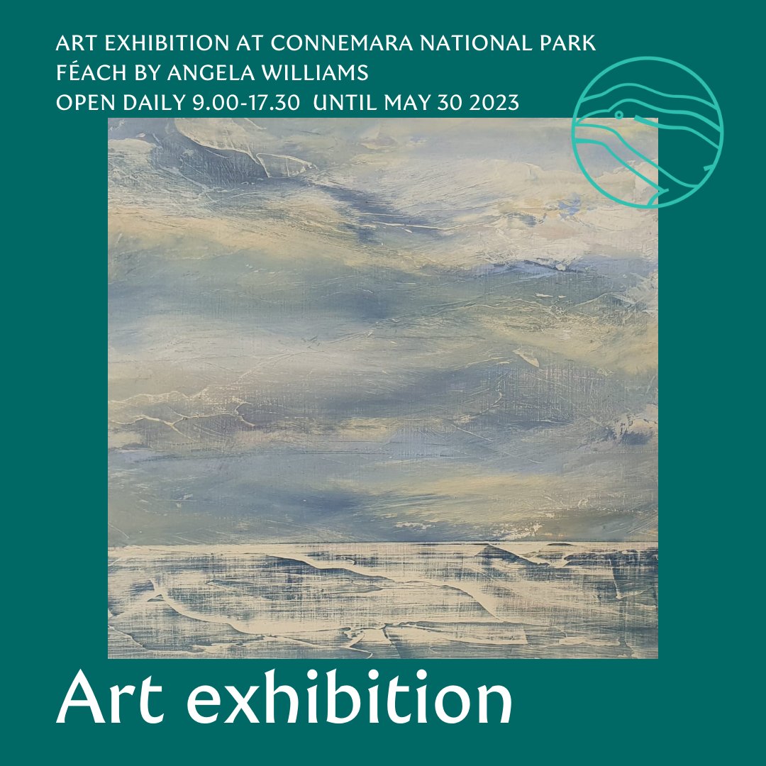 Come along to the Visitor Centre (Indoor Picnic Room) at Connemara National Park to see the exhibition of works ‘Féach’ by local artist Angela Williams. The exhibition runs until Tuesday May 30th.

#connemaranationalpark #connemara #connemaraloop #letterfrack