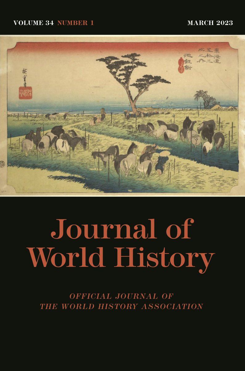 World History Association (@whatweets) on Twitter photo The Journal of World History (JWH), the official journal of the WHA, published by the University of Hawai‘i Press is seeking a new editor beginning January 2025.
To apply, please send a cv & a letter of application to Aaron Peterka at info@thewha.org no later than 8/1/23. The Journal of World History (JWH), the official journal of the WHA, published by the University of Hawai‘i Press is seeking a new editor beginning January 2025.
To apply, please send a cv & a letter of application to Aaron Peterka at info@thewha.org no later than 8/1/23.