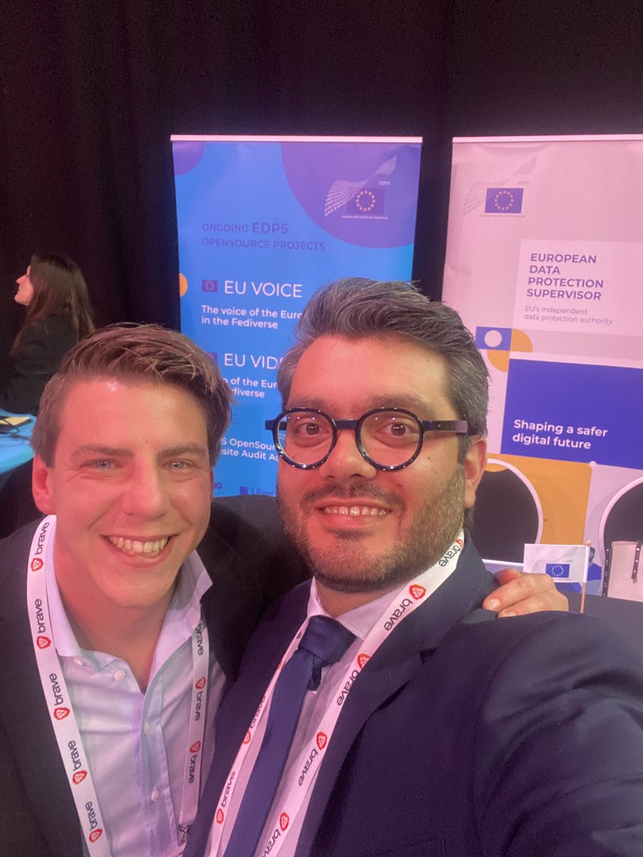 Joining old friends <a href="/AlfredoSalmaso/">Alfredo Salmaso</a>  during #CPDP2023